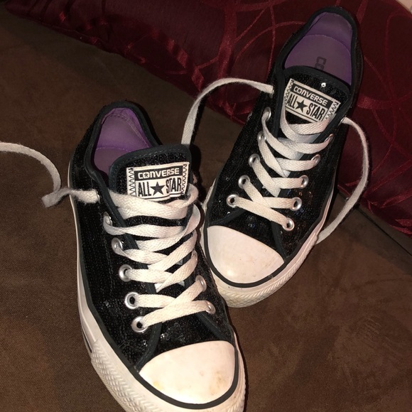 sequin converse all stars